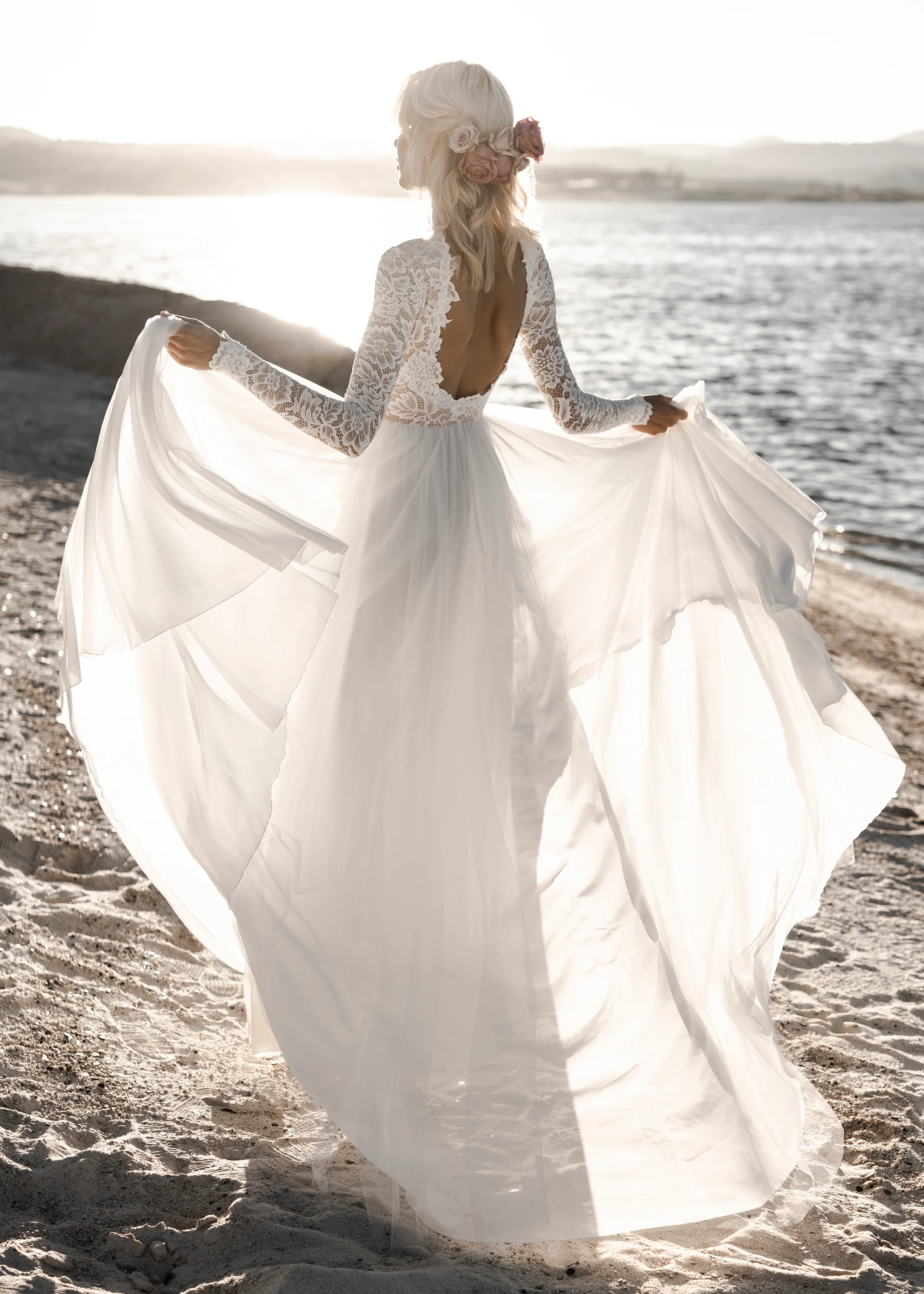 Zoey Scoop-Back Dress - Image 4