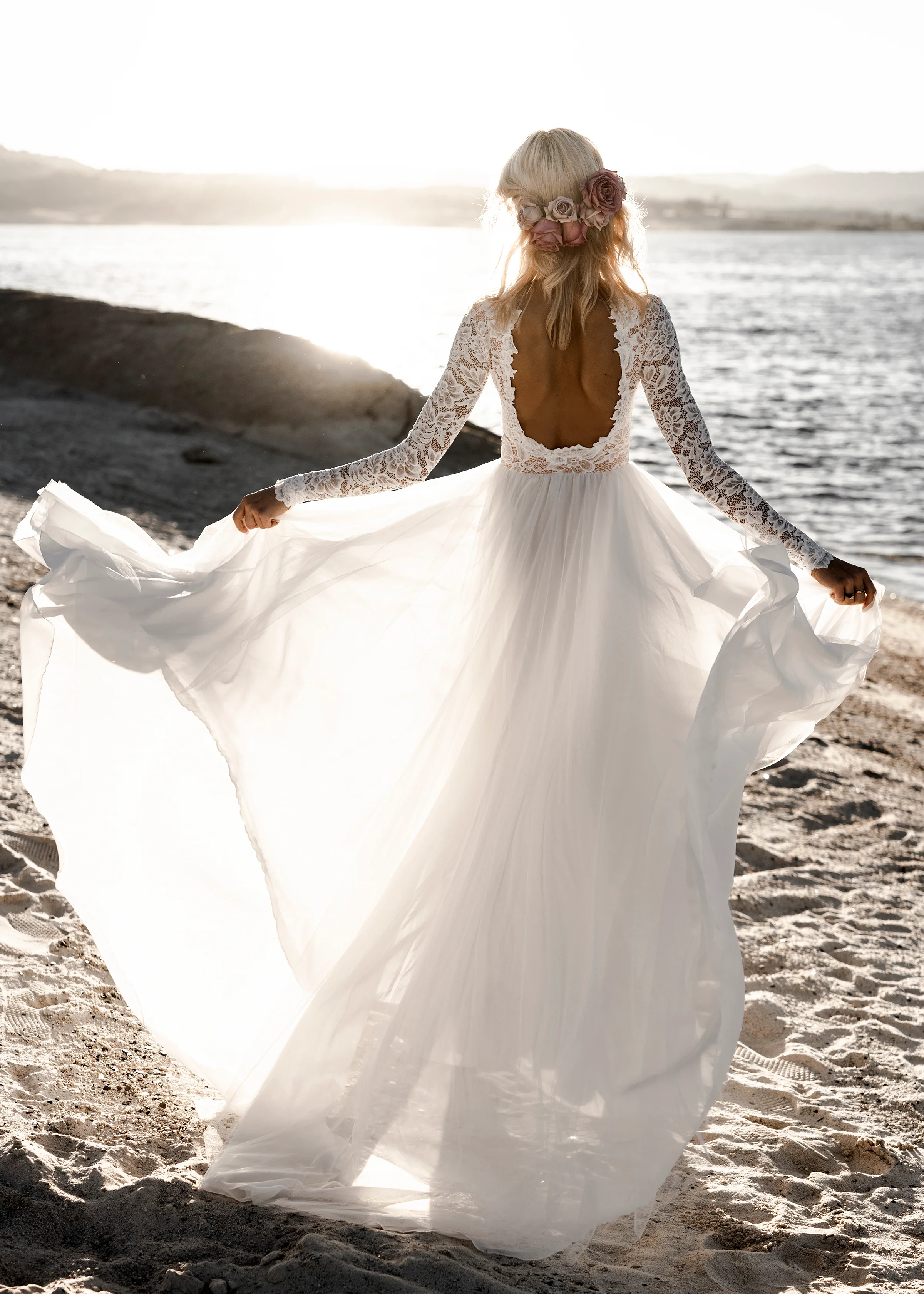 Zoey Scoop-Back Dress - Image 9